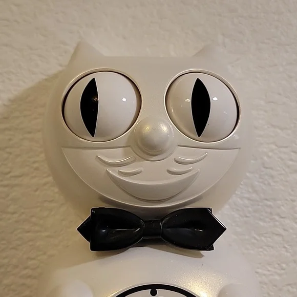 Rare Spirit of 76 Kit-Cat Klock Clock in pearly White - Picture 2 of 6